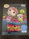 Funko Pop  #964 Back To The Future Marty with Hoverboard and Tee size XLarge