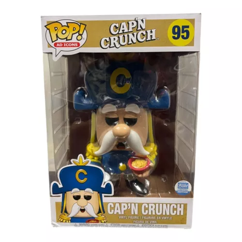 FUNKO POP! AD ICONS #95 CAP'N CRUNCH 10-INCH 2020 VAULTED JUMBO