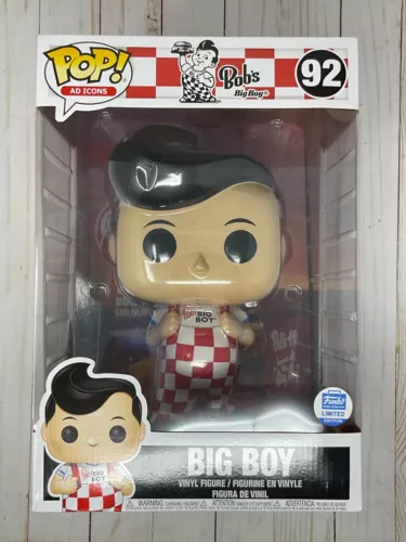 Funko Pop! Ad Icons Bob's Big Boy #92 Jumbo 10" Shop Limited Ed Restaurant Ad #G