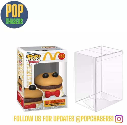 Funko POP! Ad Icons: McDonald’s - Meal Squad Hamburger #148 W/Pop Protector