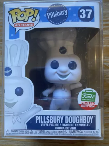 Funko Pop! Ad Icons - Pillsbury Doughboy #37- Funko-Shop (Exclusive) With Case