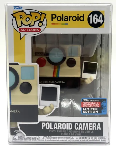 Funko Pop! AD Icons Polaroid Camera #164 NYCC 2022 Limited Ed with Protector