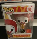 Funko Pop Ad Icons! Ronald Mcdonald (Glow in the Dark) CHASE #139 w/ protector