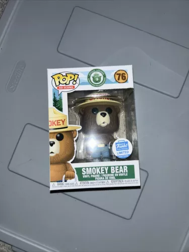 Funko Pop! Ad Icons Smokey Bear With Bucket #76 Web Exclusive FREE SHIPPING