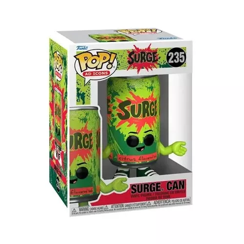 Funko POP! Ad Icons - Surge Soda Can Figure #235 + Protector