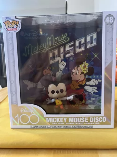 Funko Pop Album Cover with Case Disney Mickey Mouse Disco #48 NIB