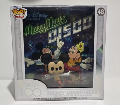 Funko Pop! Album Cover with Case: Disney - Mickey Mouse Disco #48