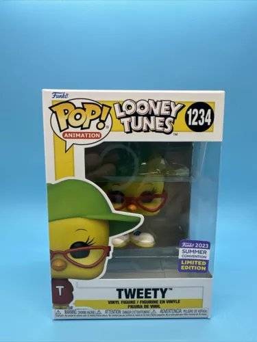 Funko Pop! Animation #1234 Tweety - SDCC 2023 - Toy Tokyo Sticker Limite Edition