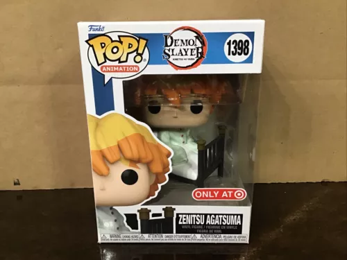 Funko Pop Animation #1398 Zenitsu Agatsuma In Bed Demon Slayer Target Exclusive