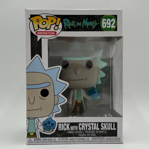 Funko Pop Animation #692 Rick And Morty Rick With Crystal Skull Brand New