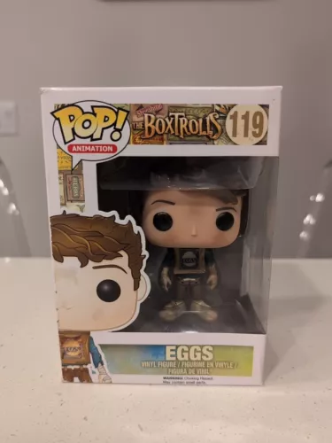 FUNKO POP Animation Boxtrolls 119 Eggs W/PROTECTOR - P19