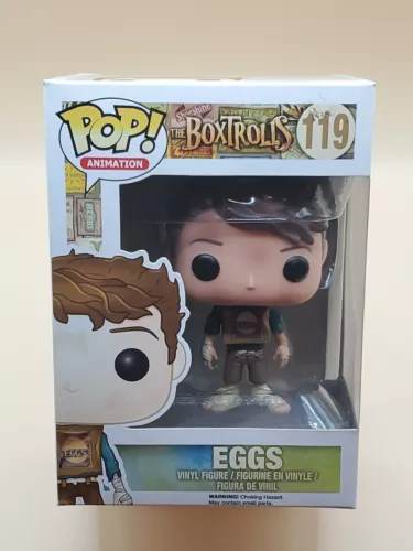 Funko Pop! Animation - BoxTrolls - Eggs #119 w/soft Protector