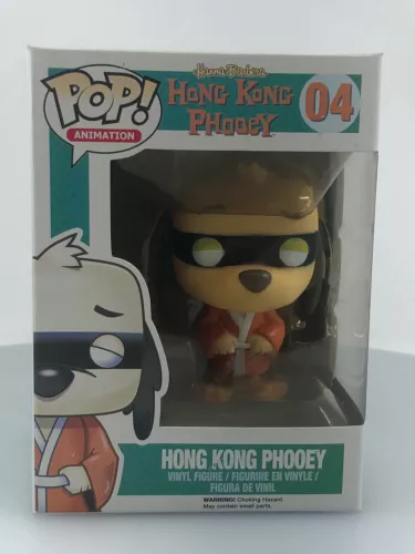 Funko POP! Animation Hanna Barbera Hong Kong Phooey #4 Vinyl Figure DAMAGED BOX