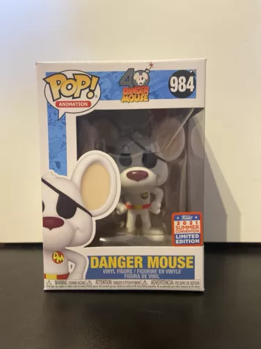 Funko POP! Animation LE #984 Danger Mouse 40th Anniversary 2021 SDCC