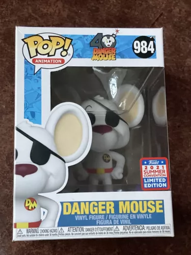 Funko POP! Animation LE #984 Danger Mouse 40th Anniversary 2021 SDCC