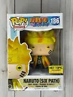 FunKo POP! Animation Naruto (Six Path) GLOW #186 Hot Topic Shippuden HS