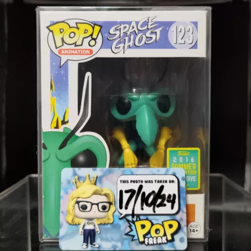 FUNKO POP! Animation RARE Space Ghost #123 Zorak Shared Exclusive [VAULTED]