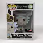 Funko Pop Animation Rick and Morty #649 Rick with Crown - New (other) Box Damage