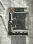 Funko POP! Animation Rick and Morty Pickle Rick with Laser #332 DAMAGED