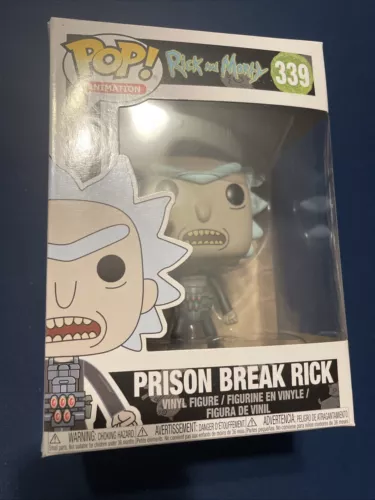 Funko POP! Animation Rick and Morty Prison Break Rick #339 Vinyl Figure