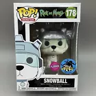 Funko Pop Animation Rick and Morty Snowball Flocked #178 LA Comic Con Exclusive