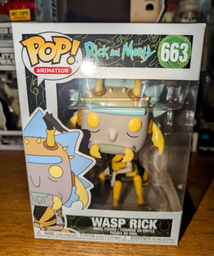 Funko POP! Animation Rick and Morty WASP RICK #663 Vinyl Figure