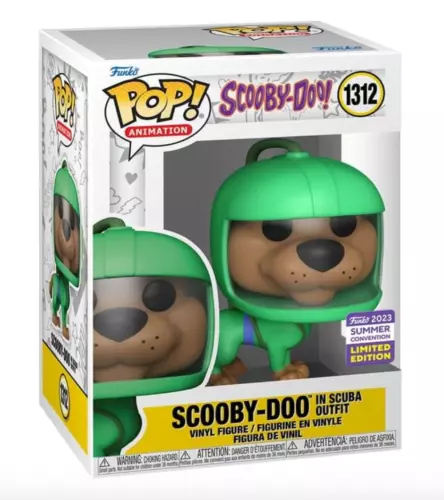 Funko Pop! Animation: Scooby-Doo in Scuba Outfit #1312 SDCC 2023