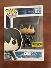 Funko Pop! Animation:Kirito Blue Swords Sword Art Online #82 Hot Topic Exlusive