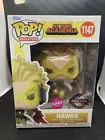 Funko Pop! Anime My Hero Academia Hawks Flocked #1147 + Pop Protector