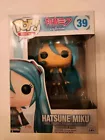 Funko Pop Anime Vocaloid Hatsune Miku #39 Rocks Vinyl Figure Vaulted Animation