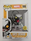 FUNKO POP Anti-Venom Black & White 100 Action Figure GLOWS IN THE DARK Free Post