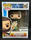 Funko Pop Aquaman 1301 DC Movies Amazon Exclusive Diamond Glitter Vinyl Figure