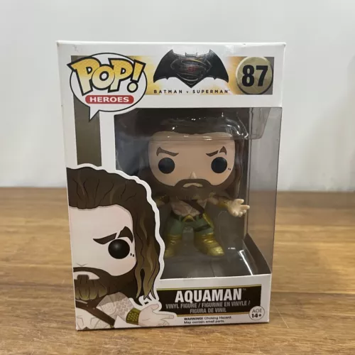 Funko Pop Aquaman #87 Batman v Superman Justice League DC Movies Vinyl Figure