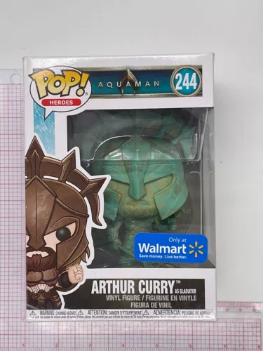 Funko Pop! Aquaman Arthur Curry as Gladiator #244 Walmart Exclusive E04