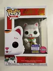 FUNKO POP! ASIA LUCKY CAT FLOCKED LIMITED EDITIEON #190 + PROTECTOR!