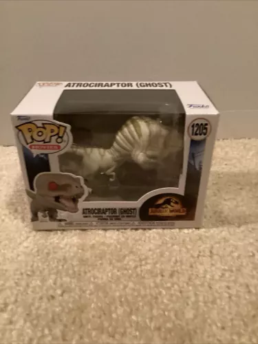 FUNKO POP! ATROCIRAPTOR (GHOST) #1205~ NEAR MINT~ JURASSIC WORLD DOMINION~