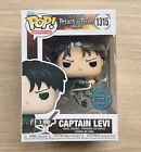 Funko Pop Attack On Titan Captain Levi #1315 + Free Protector