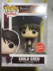 Funko Pop Attack on Titan Child Eren #1251 Gamestop Exclusive With Protector