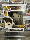 Funko Pop Attack on Titan Cleaning Levi #239 Hot Topic Exclusive With Protector