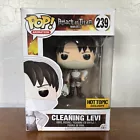 Funko Pop Attack on Titan Cleaning Levi 239 Hot Topic Exclusive