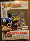 Funko Pop! Avengers: Captain America (with Pin) #1290 - Amazon Excl. W/Protector