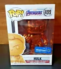 Funko Pop Avengers Endgame Chrome Hulk #499 Orange Walmart Exclusive FREE SHIP