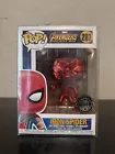 Funko Pop Avengers Infinity War Chrome Iron Spider 287 Exclusive With Protector!