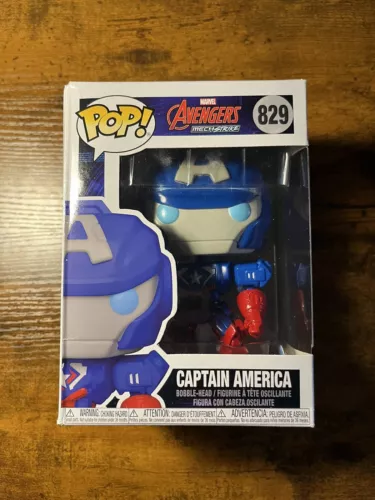 Funko Pop! Avengers Mech Strike #829 Captain America Vinyl Figure