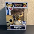 Funko Pop Back To The Future 1274 EINSTEIN Vinyl Figure Funko Shop Exclusive