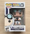 Funko Pop Back To The Future Dr Emmett Brown #62 (Number Error Version) (Damage)