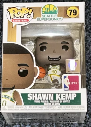 Funko POP! Basketball Shawn Kemp Basketball Seattle Supersonics #79 w/Protector