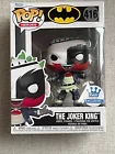 FUNKO POP BATMAN THE JOKER KING #416 EXCLUSIVE BOBBLEHEAD FIGURE NEW IN BOX