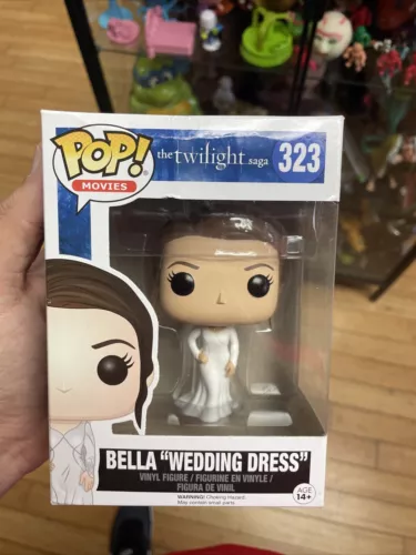 Funko POP Bella Wedding Dress #323 Vinyl Figure Twilight Saga Retired Damaged