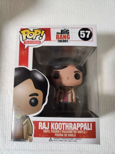 Funko Pop! Big Bang Theory Raj Koothrappali #57 Vaulted AUTHENTIC!